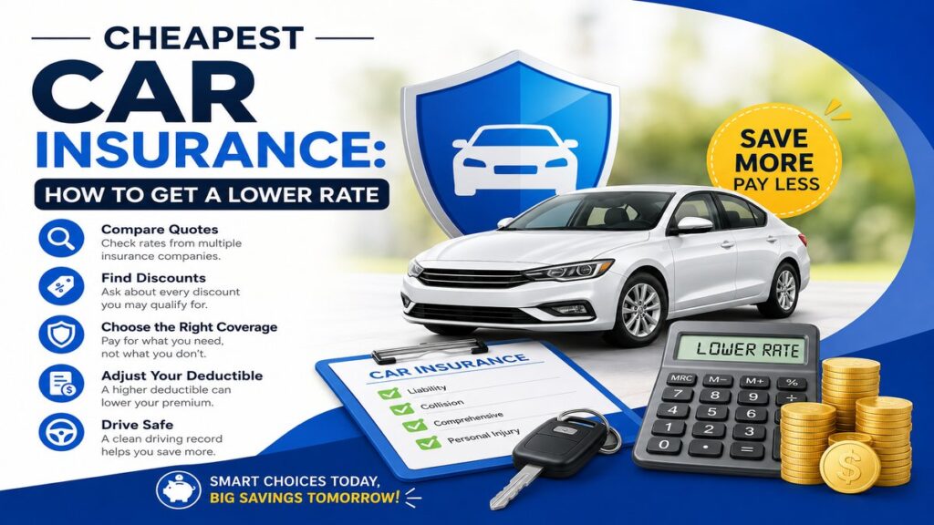 Cheapest Car Insurance in 2026: How to Get a Lower Rate