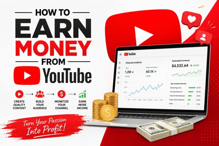 How to Earn Money From YouTube in 2026: A Practical Beginner’s Guide